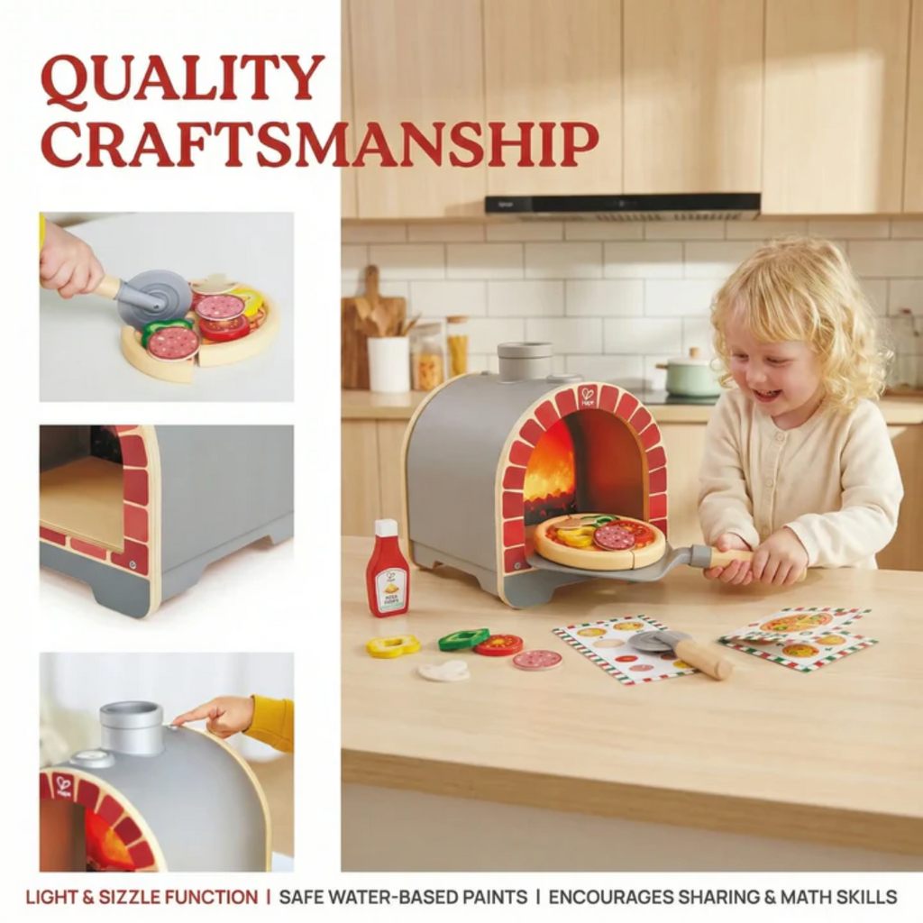 HAPE LIGHT & SIZZLE PIZZA OVEN SET