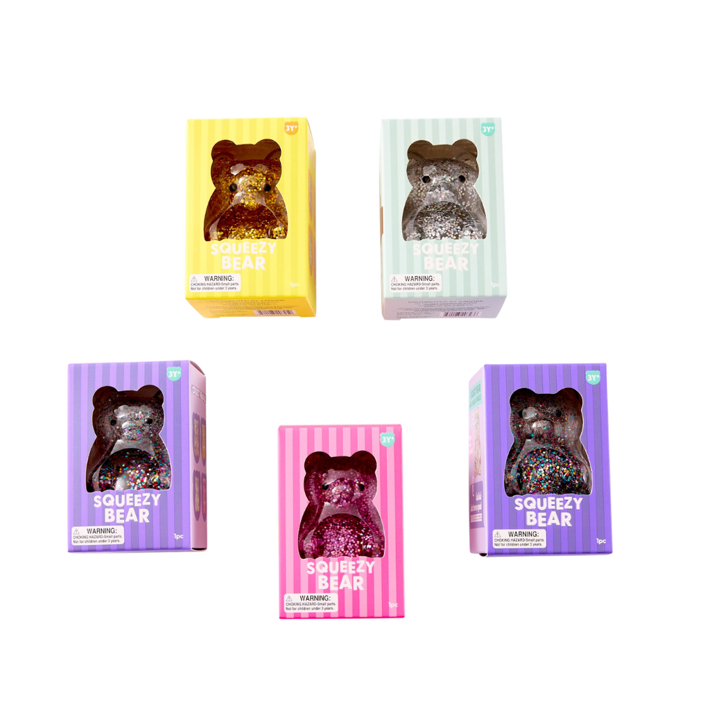 HAPE GLITTER BEAR SQUISH