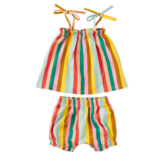 TIE SHOULDER BABY SET