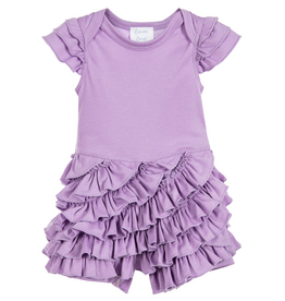 LEMON LOVES LIME Rosy Romper-Sheer Lilac