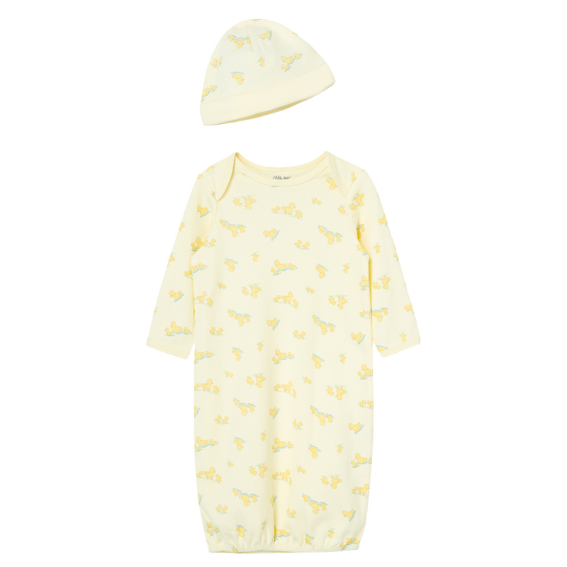 Little Me Iti Ducks Gown /Hat