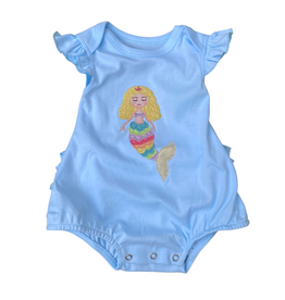 LEMON LOVES LIME Mermaid Splash Romper