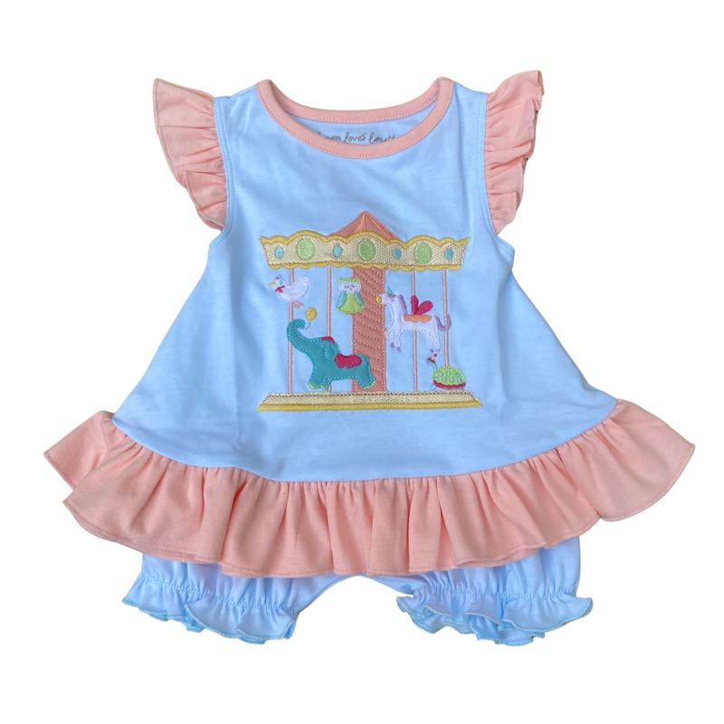 LEMON LOVES LIME Carousel Ride Bloomer Set