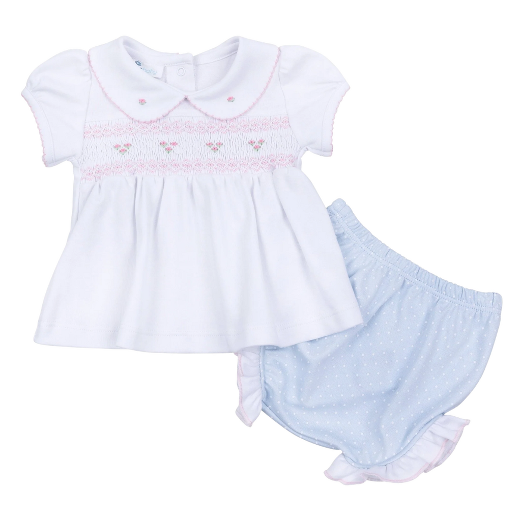 MAGNOLIA BABY Piper's Classics Smocked Diaper Cover Set