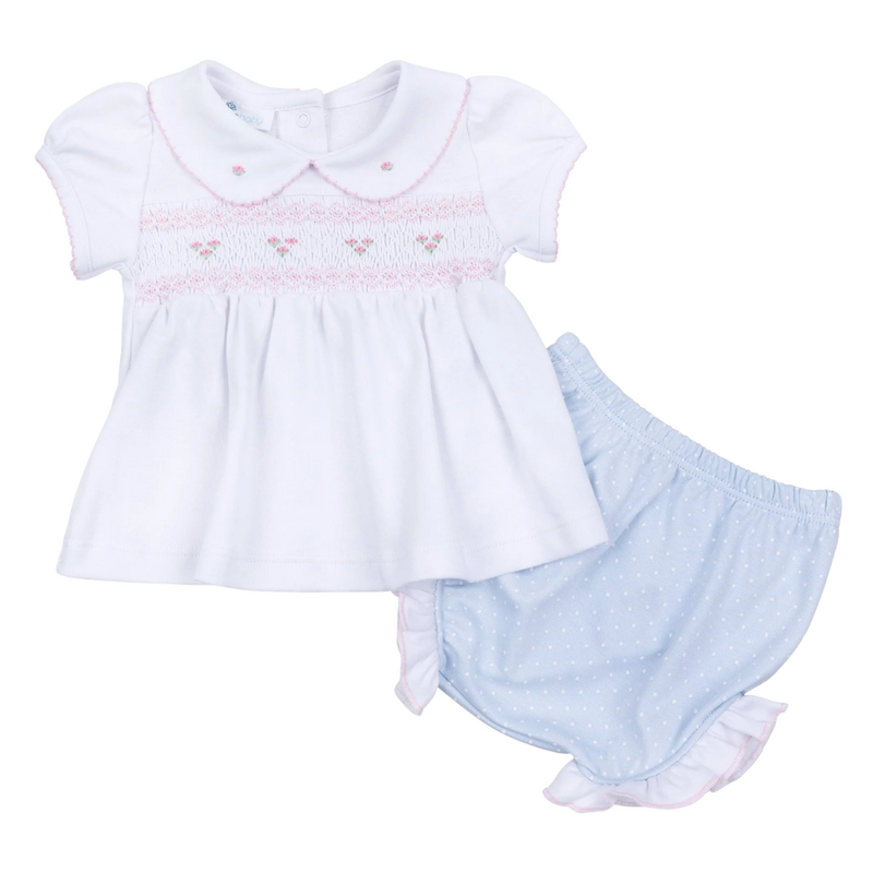 MAGNOLIA BABY Piper's Classics Smocked Diaper Cover Set