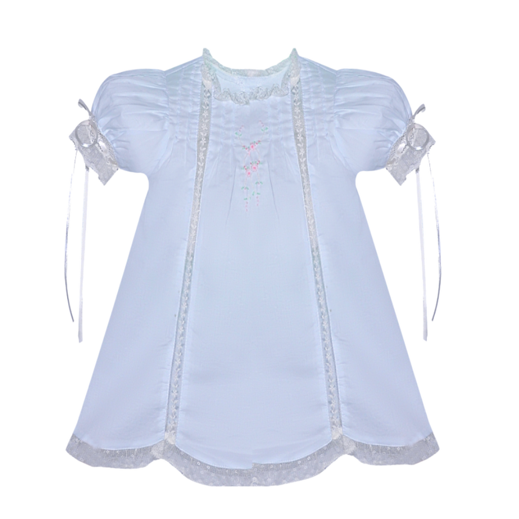 BABY SEN GRACE DRESS-BLUE