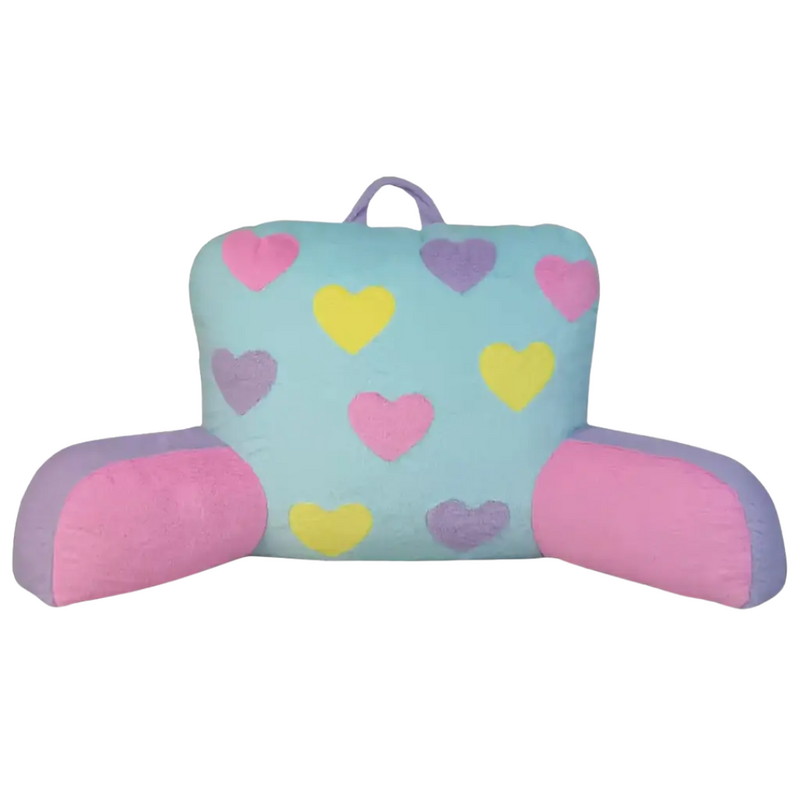 ISCREAM HEARTS COLOR BLOCK LOUNGE PILLOW