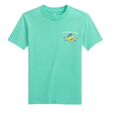 SOUTHERN TIDE Kids Mahi Deep Sea Fishing Short Sleeve T-Shirt