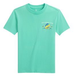 SOUTHERN TIDE Kids Mahi Deep Sea Fishing Short Sleeve T-Shirt