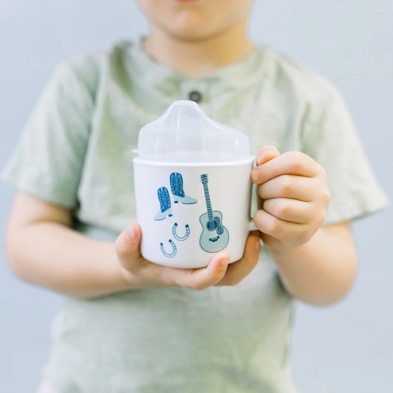 HELMSIE Cowboy Sippy Cup