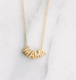 HELMSIE I'm Mama Necklace Gold