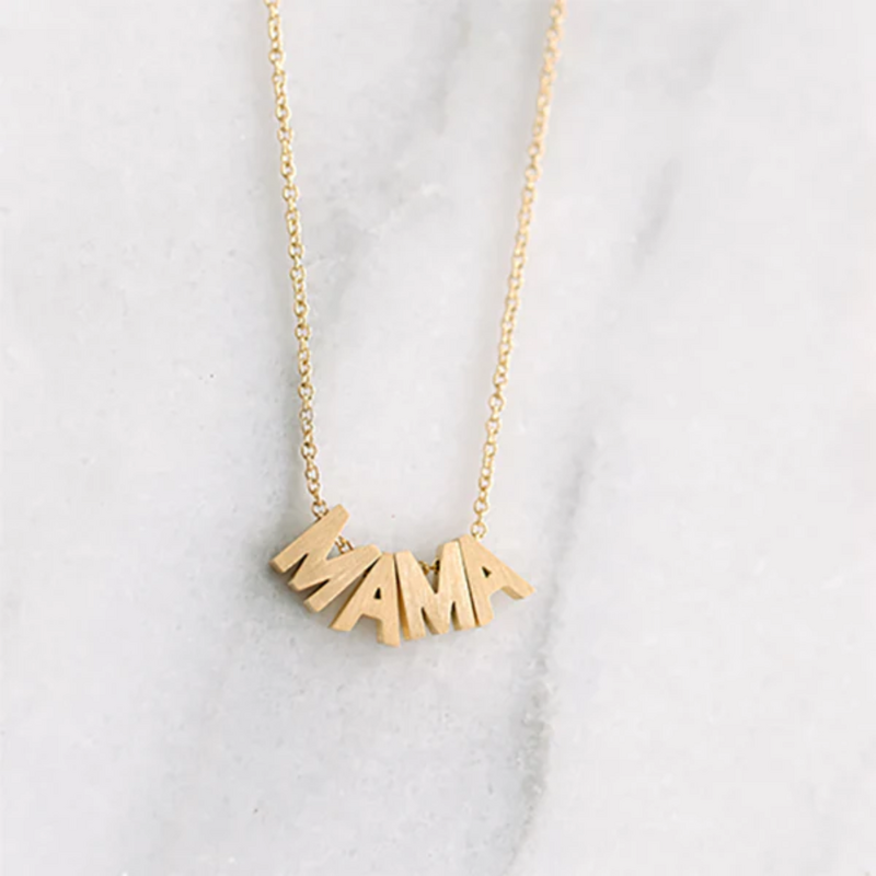 HELMSIE I'm Mama Necklace Gold