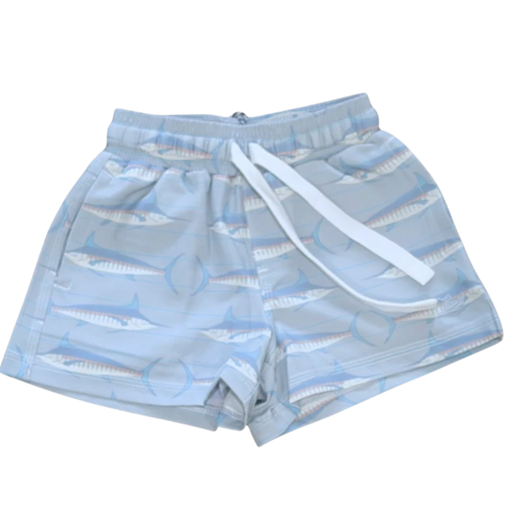 SOUTHBOUND Boys Swim Trunks-Coral Swordfish