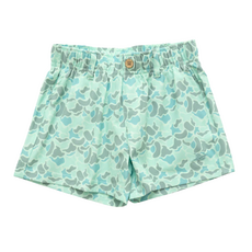 SOUTHBOUND Boys Performance Play Shorts-Green/Gray/Camo
