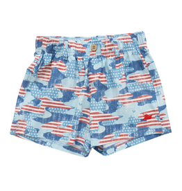 SOUTHBOUND Boys Performance Play Shorts-USA Camo