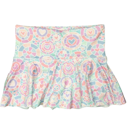 HONESTY Kalidescope Heart Skirt
