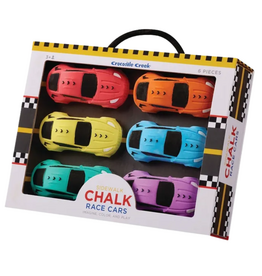 Sidewalk Chalk-Race Cars