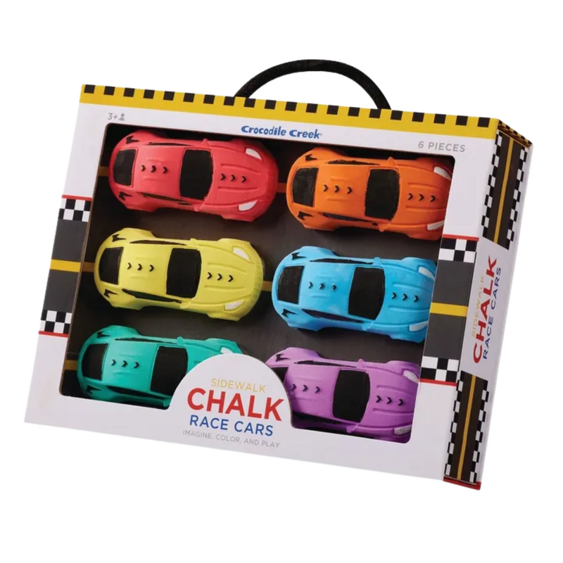Sidewalk Chalk-Race Cars