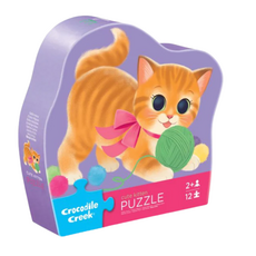 Kitten 12-pc Shaped Box Puzzle