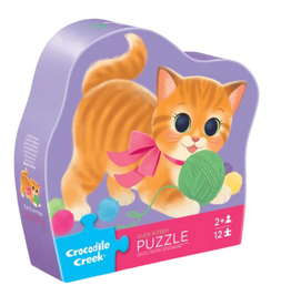 Kitten 12-pc Shaped Box Puzzle