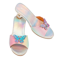 SPEEDY MONKEY OPHELIE-HIGH HEEL SLIPPER RAINBOW BUTTERFLY