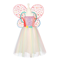SPEEDY MONKEY FLORA DRESS & WING SET