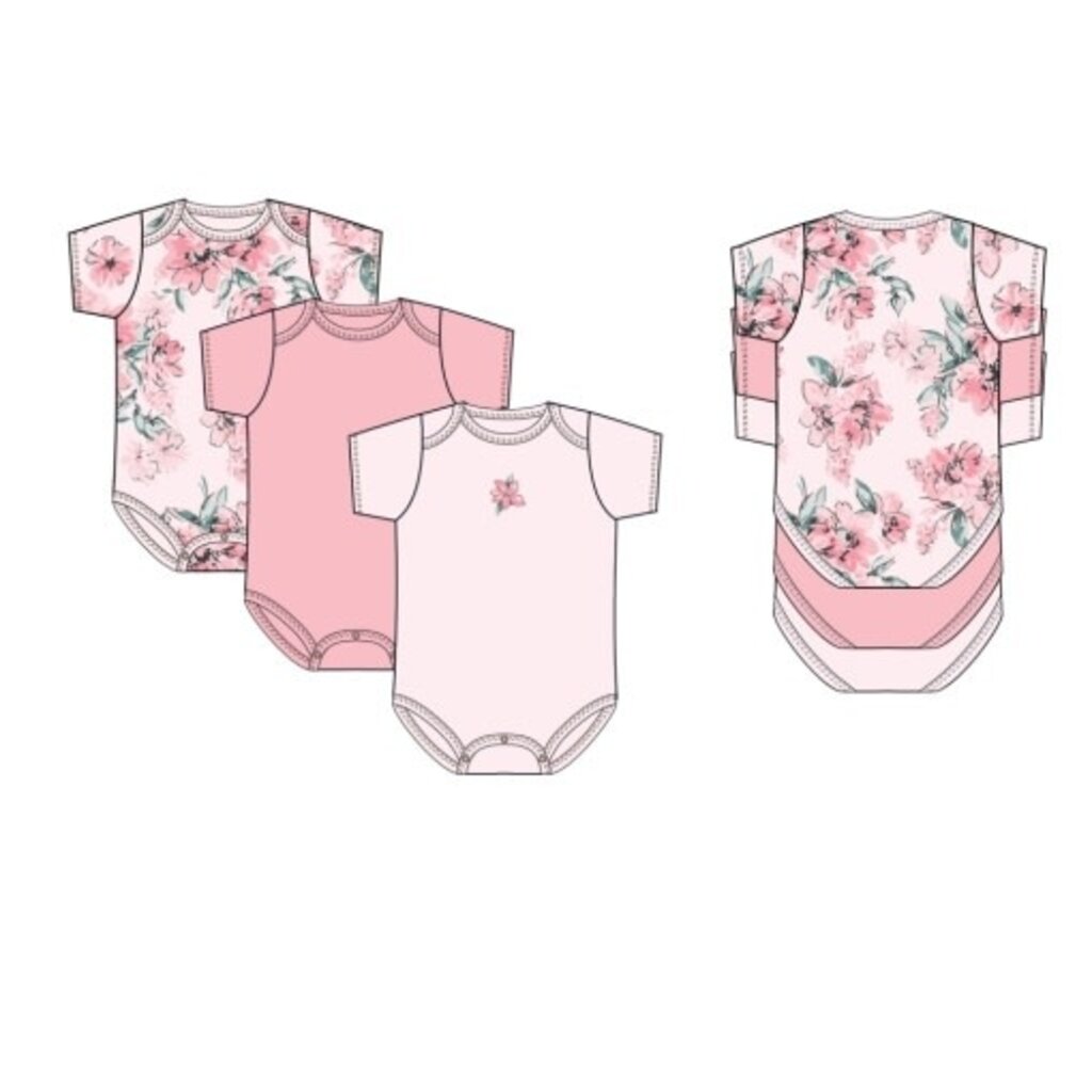 Little Me dream 3pk bodysuits