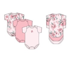 Little Me dream 3pk bodysuits