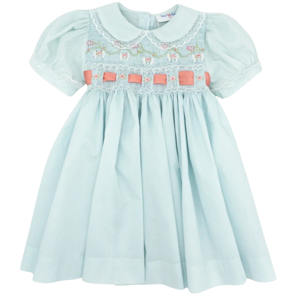 LULU BEBE Diana Dress w/Smocking Detail