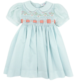 LULU BEBE Diana Dress w/Smocking Detail