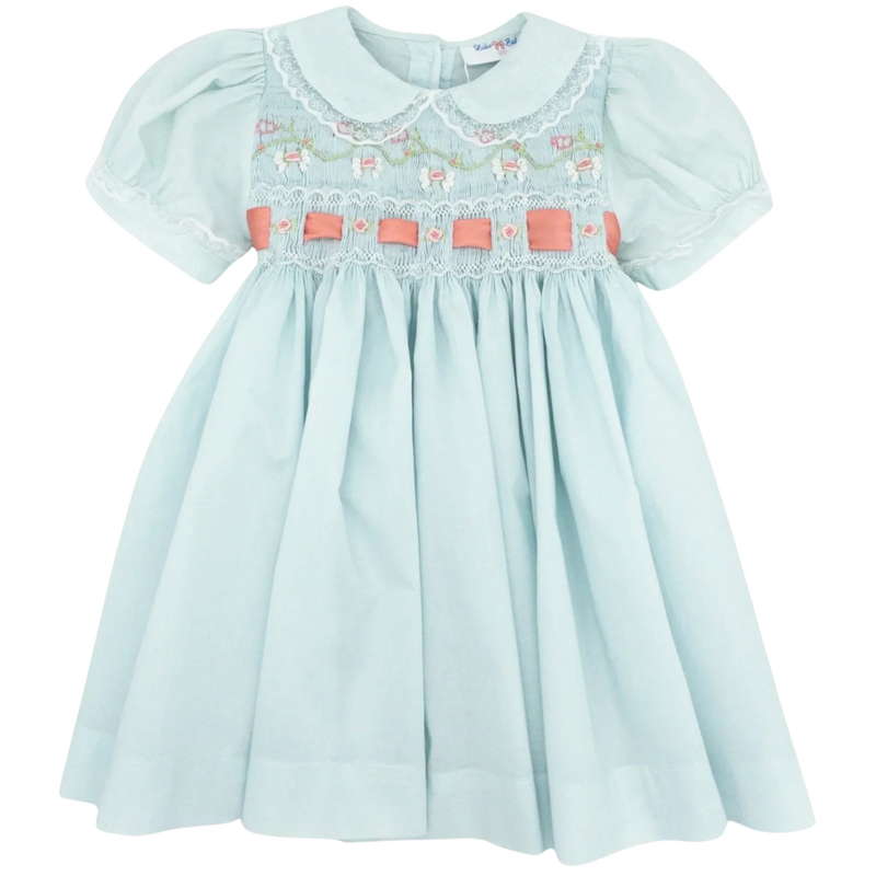 LULU BEBE Diana Dress w/Smocking Detail