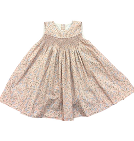 LULU BEBE Daisy-Pink Floral Sleeveless Dress