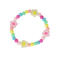 RAINBOW FLOWER BRACELET SET