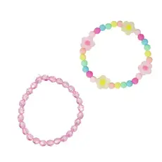 RAINBOW FLOWER BRACELET SET
