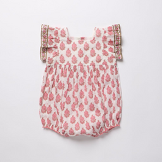 PINK CHICKEN Baby Girls Elsie Bubble-Pink Dahlia Floral