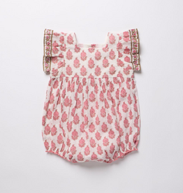 PINK CHICKEN Baby Girls Elsie Bubble-Pink Dahlia Floral