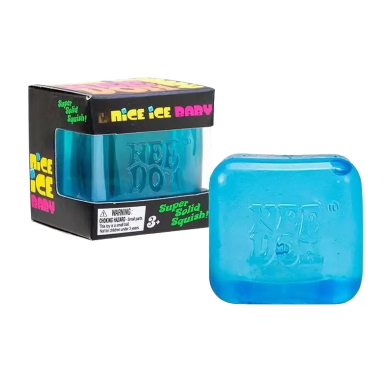 AURAQUISE Stress Relief Squeeze Toy-  Blue Cube