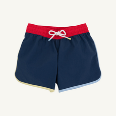 THE BEAUFORT BONNET COMPANY TANNER TRUNKS Nantucket Navy/Red/Yell