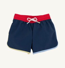 THE BEAUFORT BONNET COMPANY TANNER TRUNKS Nantucket Navy/Red/Yell