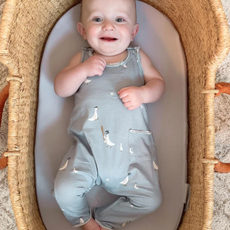 GUNAMUNA TANK ROMPER-BASEBALL GOOSE