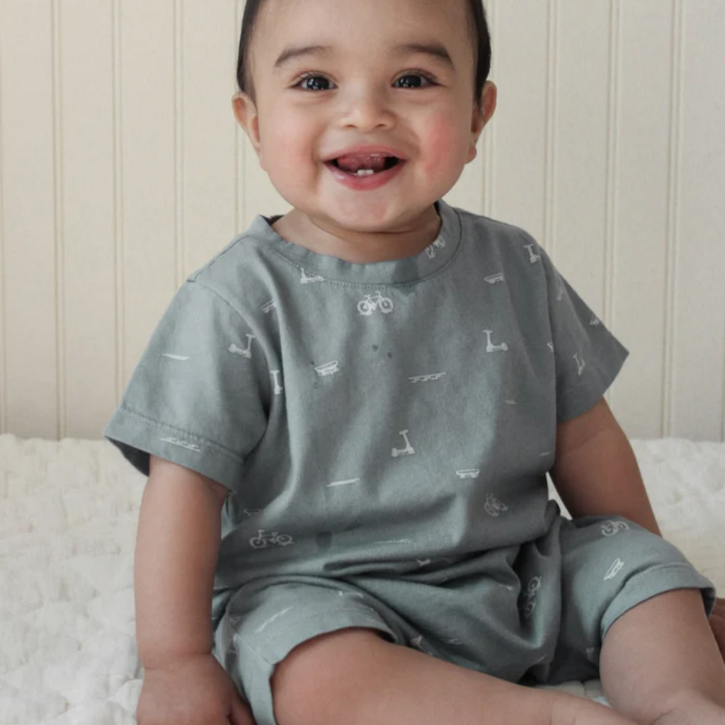 GUNAMUNA SHORTIE ROMPER-DASH