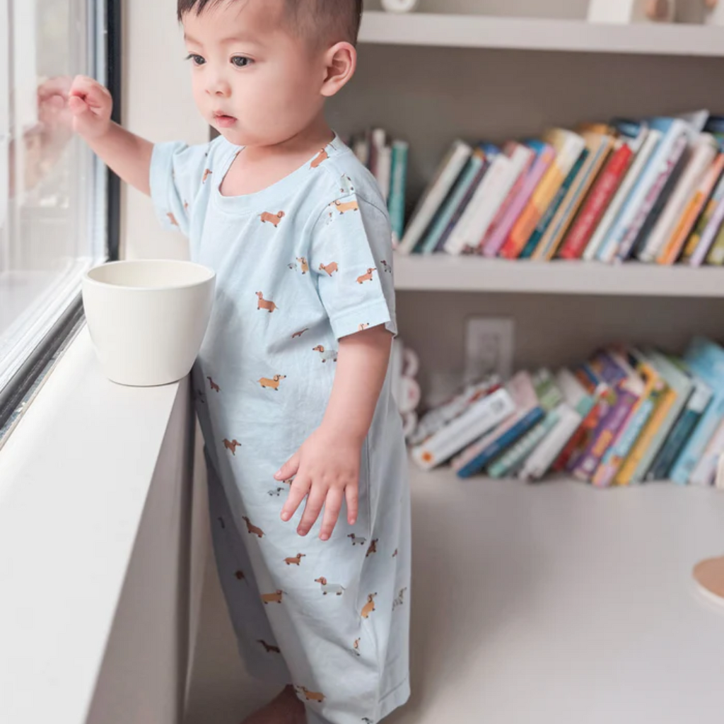 GUNAMUNA SHORTIE ROMPER-WOOF