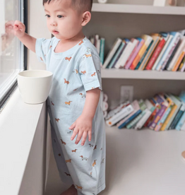 GUNAMUNA SHORTIE ROMPER-WOOF