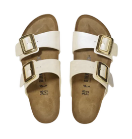 birkenstock SYDNEY LUXE BUCKLE BF- PEARL WHITE
