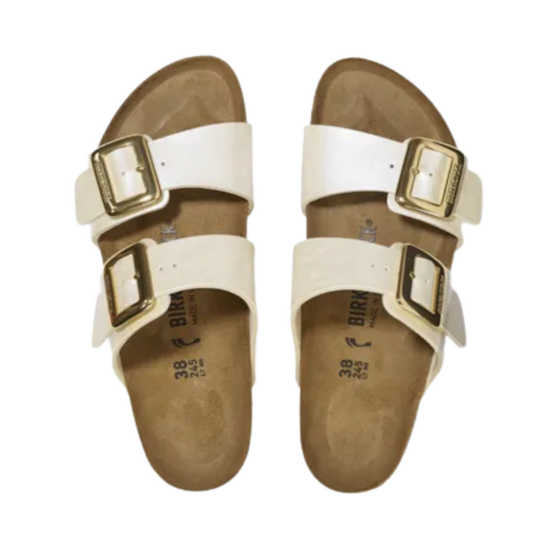 birkenstock SYDNEY LUXE BUCKLE BF- PEARL WHITE
