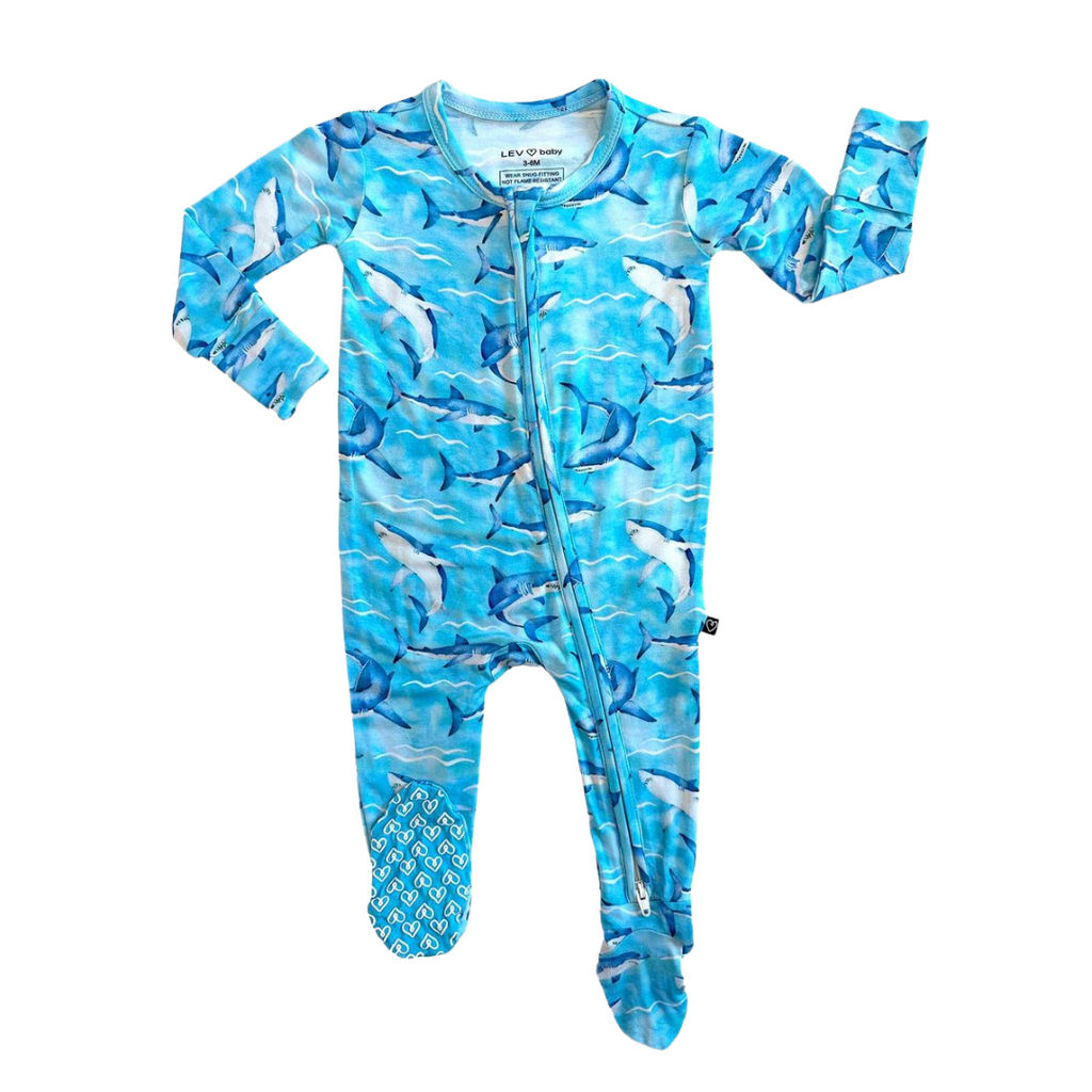 LEV BABY Justin Zippered Footie