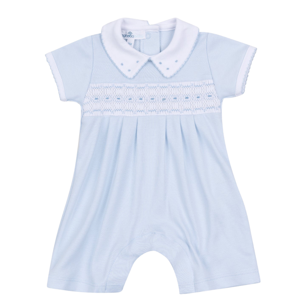 MAGNOLIA BABY Landry Smocked Short Playsuit