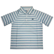 SOUTHBOUND Boys Polo-Navy/Nile/Fog