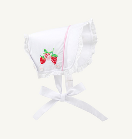 THE BEAUFORT BONNET COMPANY CATESBY COUNTRY CLUB BONNET-EMB Worth Ave White/Pink/Strawberry