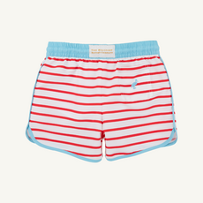 THE BEAUFORT BONNET COMPANY TANNER TRUNKS Richmond Red Stripe/Blue
